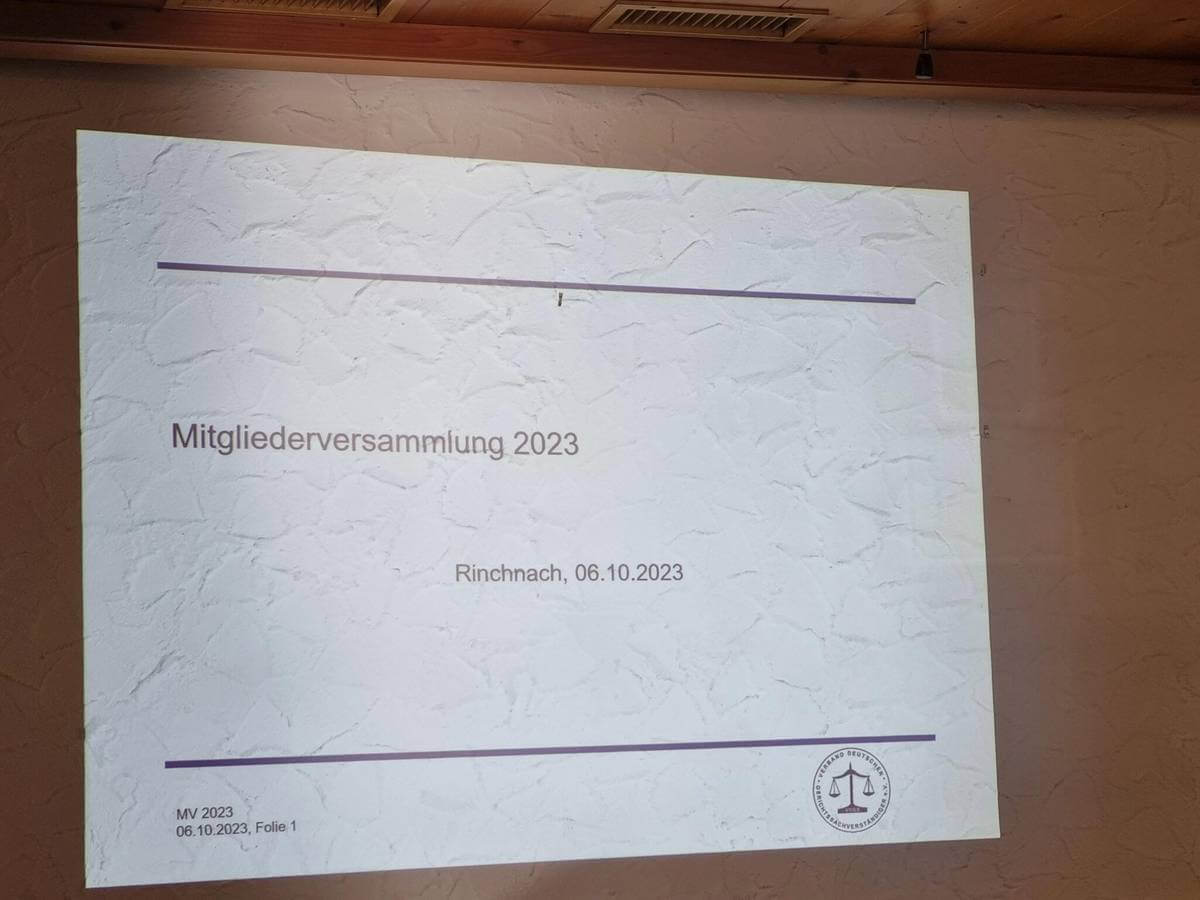 VDGS Herbstveranstaltung ein voller Erfolg mit Wiederholungscharakter
